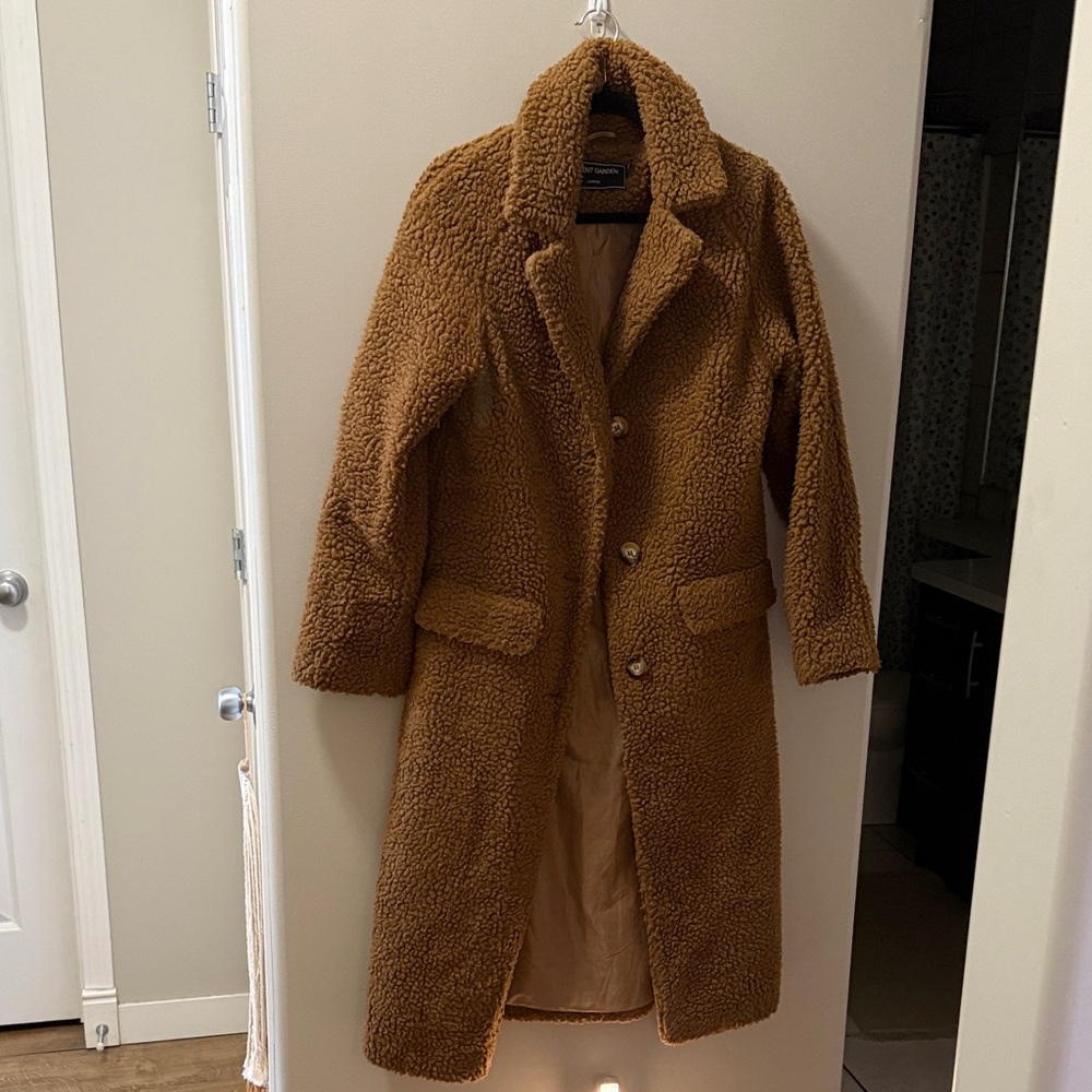 London Fog Tan Teddy Jacket